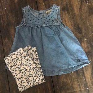 Calvin Klein denim outfit